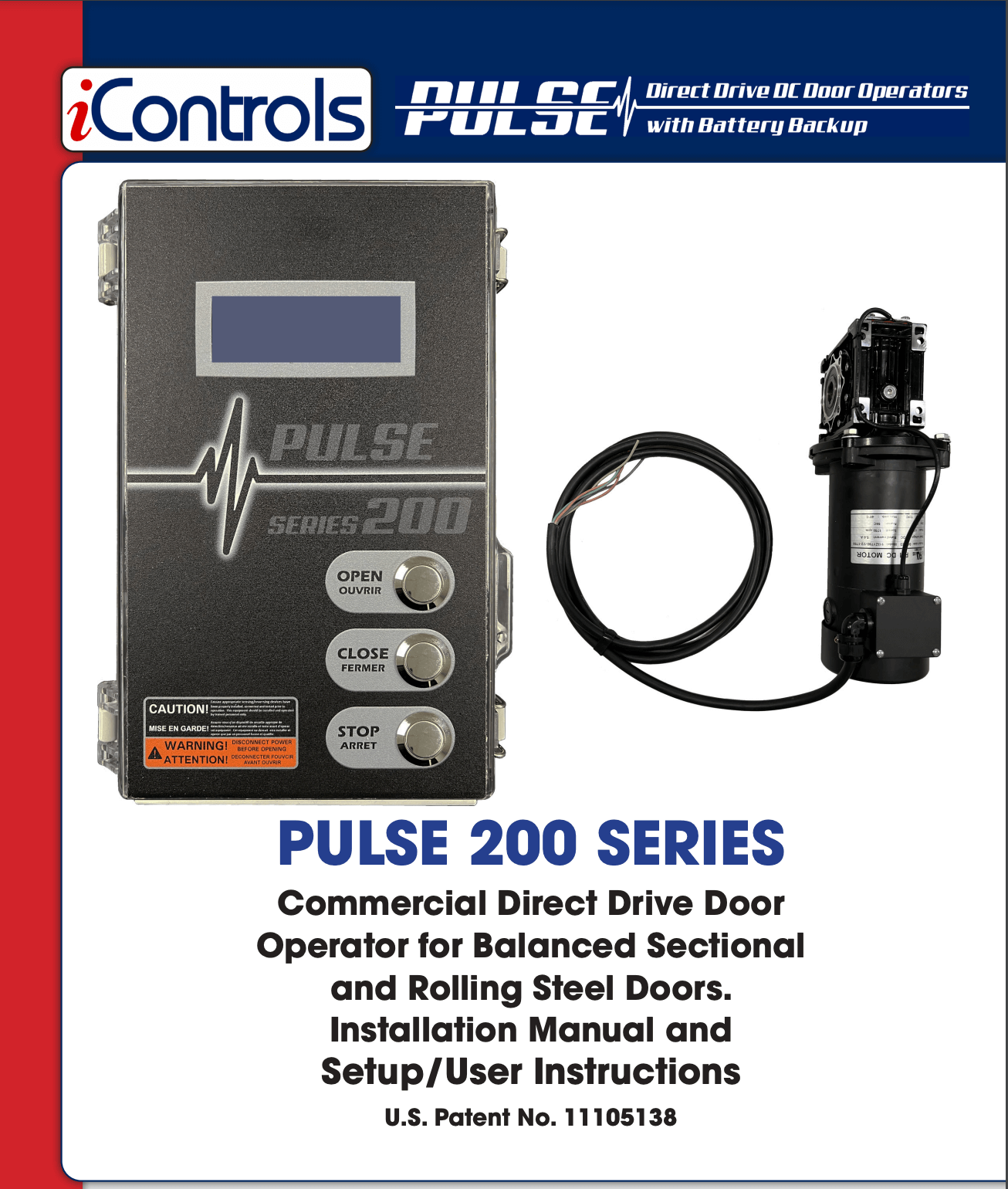 PULSE 200 Series Installation Manual Cover